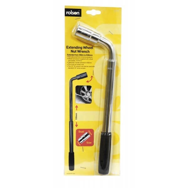 Rolson Wheel Master Telescopic Wheel Brace Wrench 