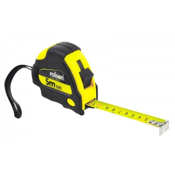 Tape Measure 5M Ruler Thick Steel Measuring Tape 19mm, Transparent