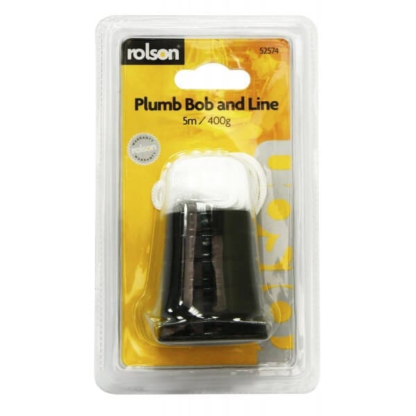 Plumb Bob with 5m Cord - Rolson Tools