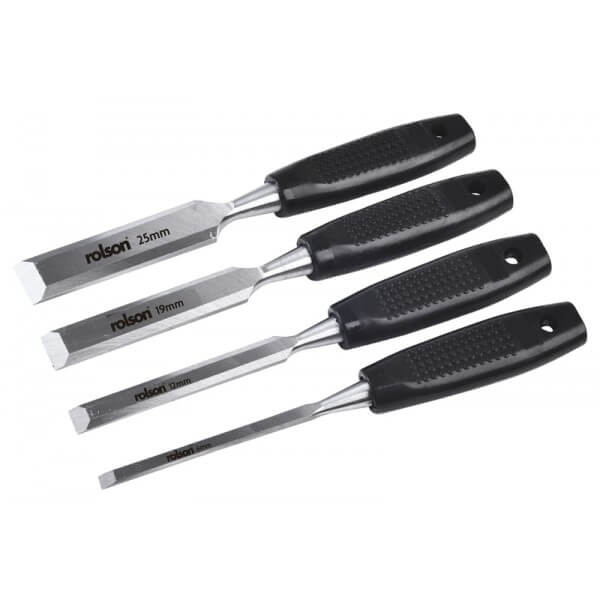 4 Piece Wood Chisel Set, Comfortable Handle Wood Carving Chisels for W –  WoodArtSupply