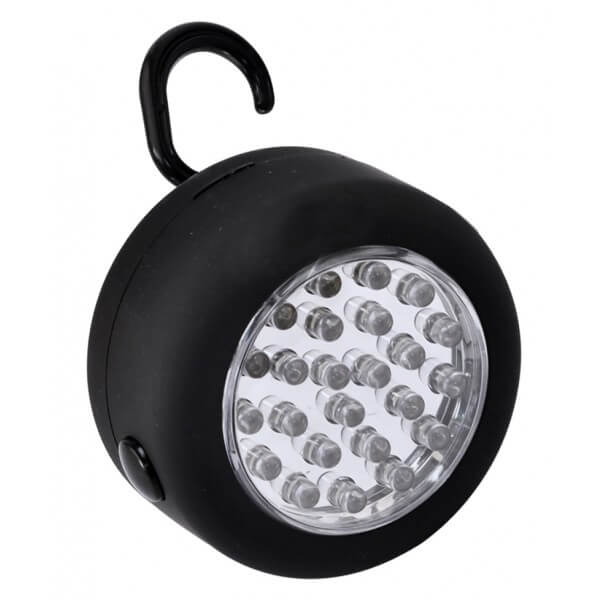 ROLSON BRIGHT 24 LED CAMPING FISHING WORK LIGHT WITH HOOK & MAGNET 