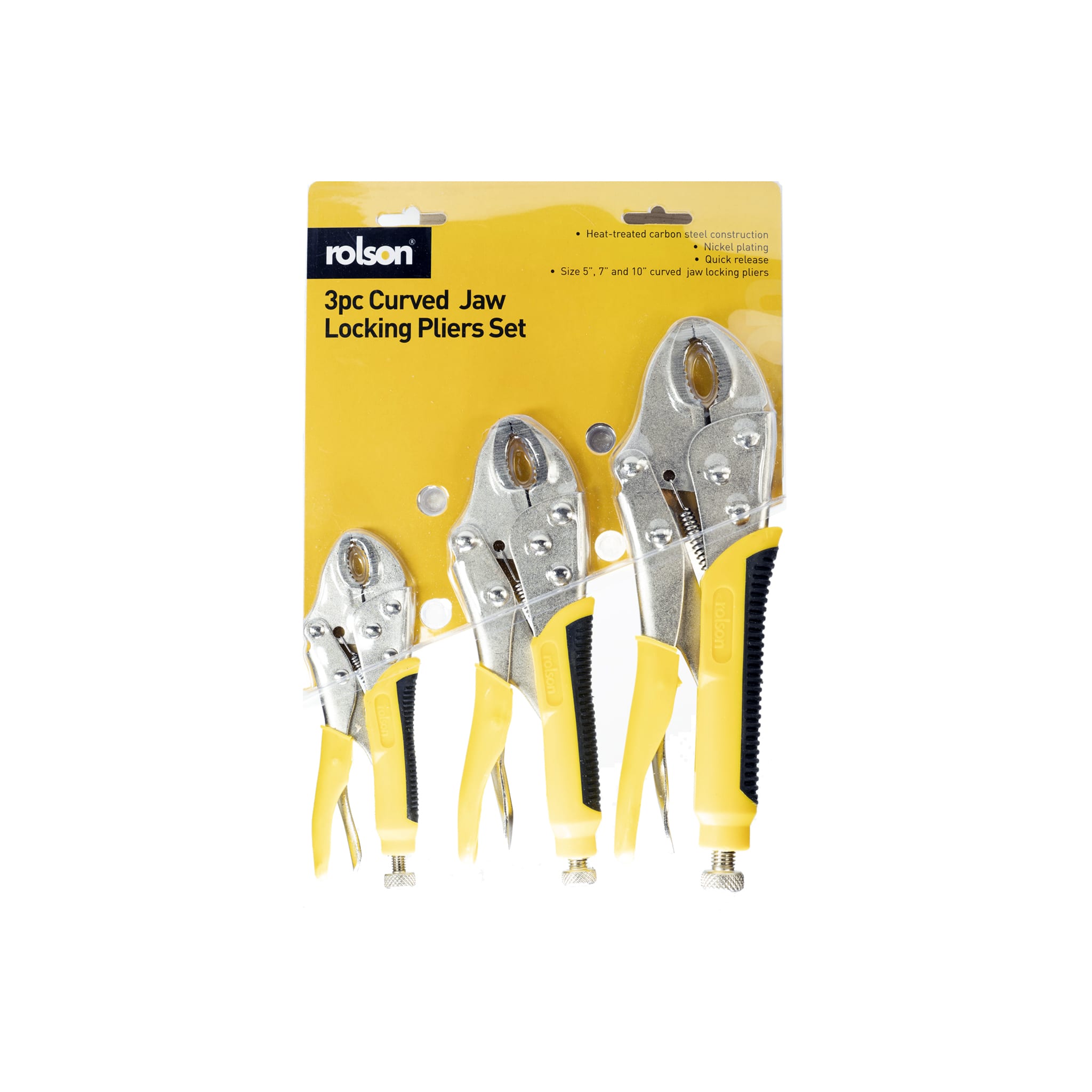 Ironton 3-Pc. Locking Pliers Set