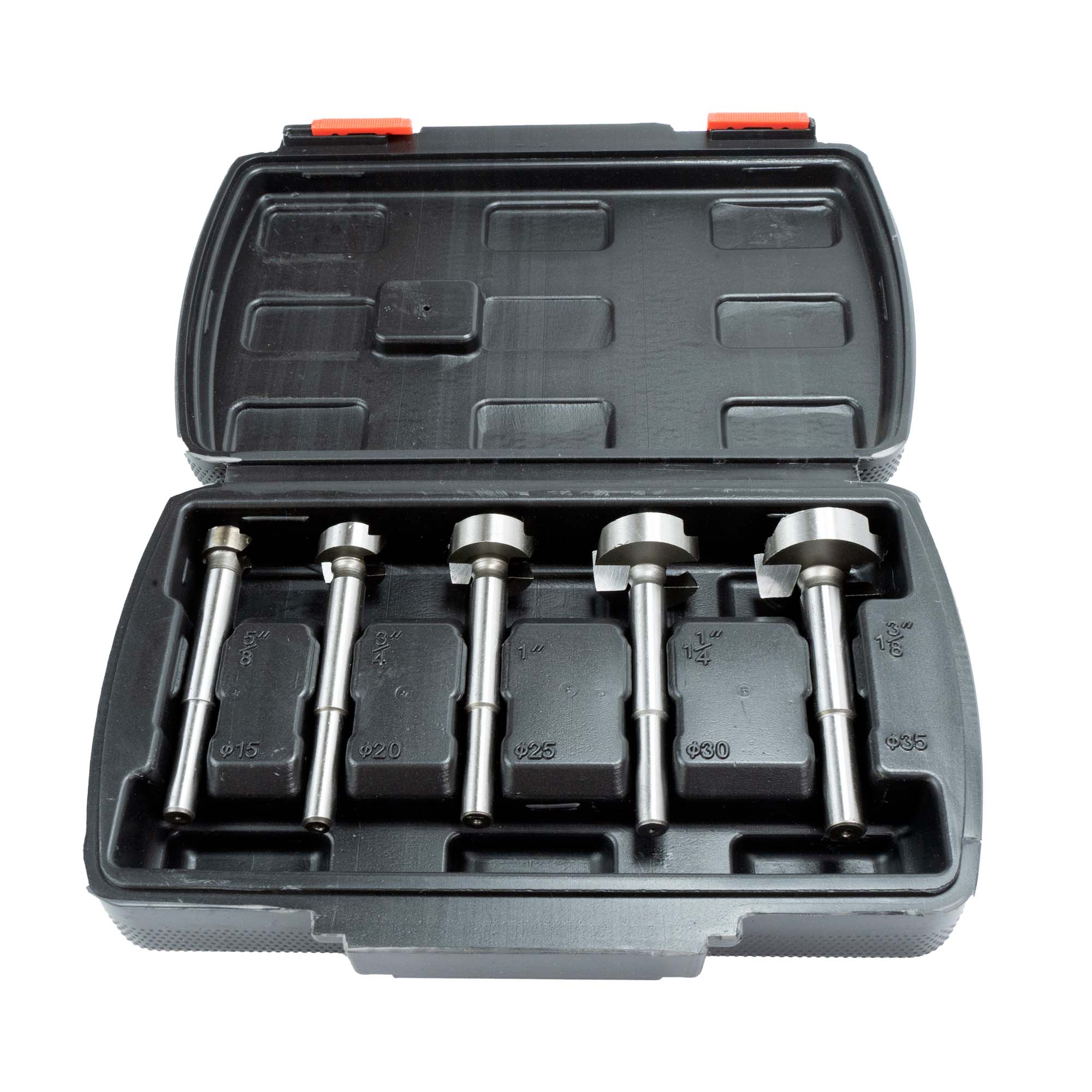 Forstner Bit Set 48595 - 5pc 15,20,25,30 and 35mm - Rolson Tools