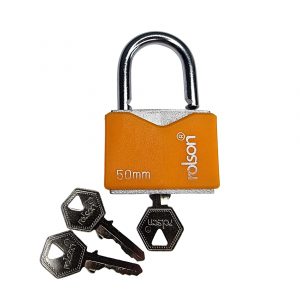 50mm Iron Padlock 66546 with 3 keys and protective jacket