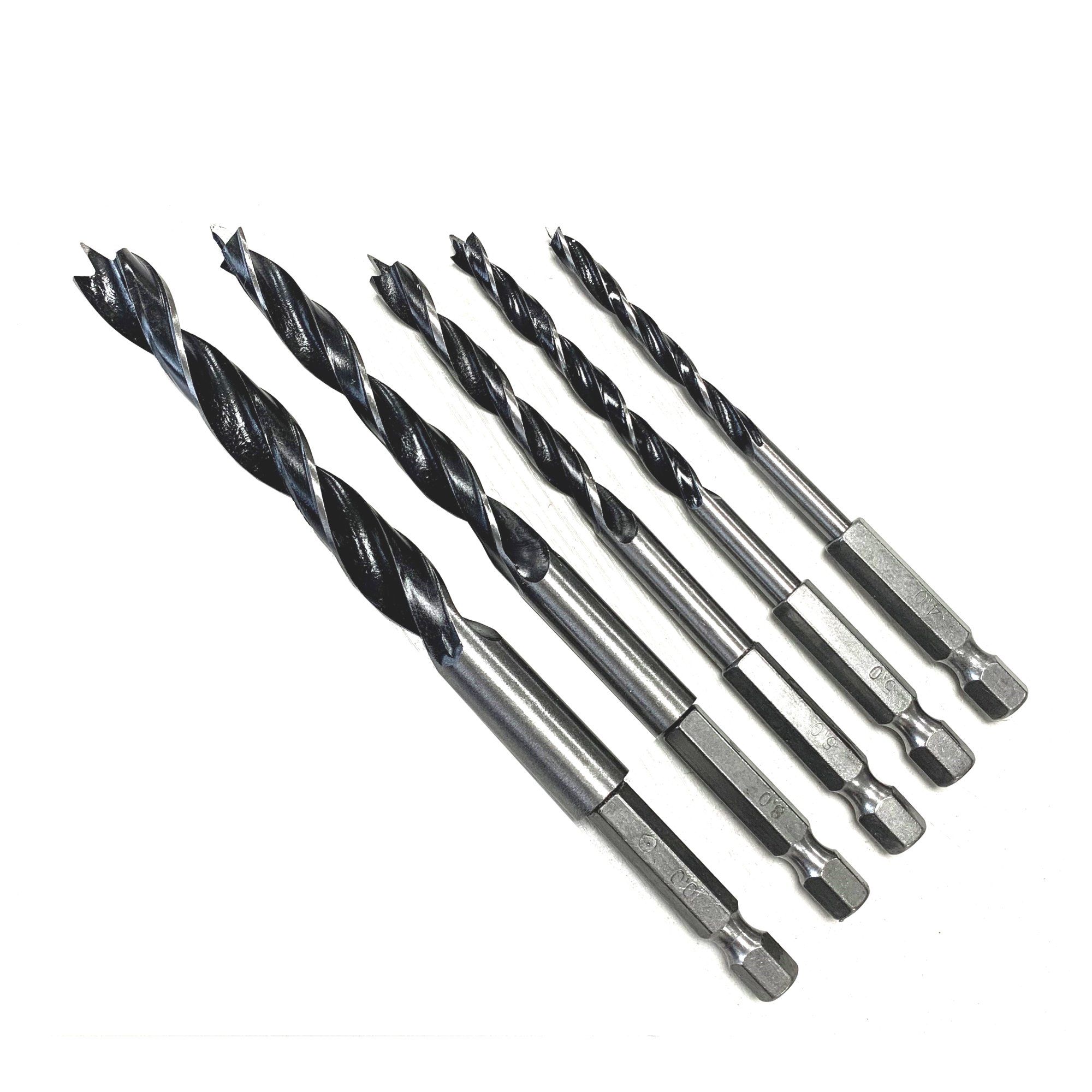 5pc Hex Shank Wood Drill Bit Set 48532