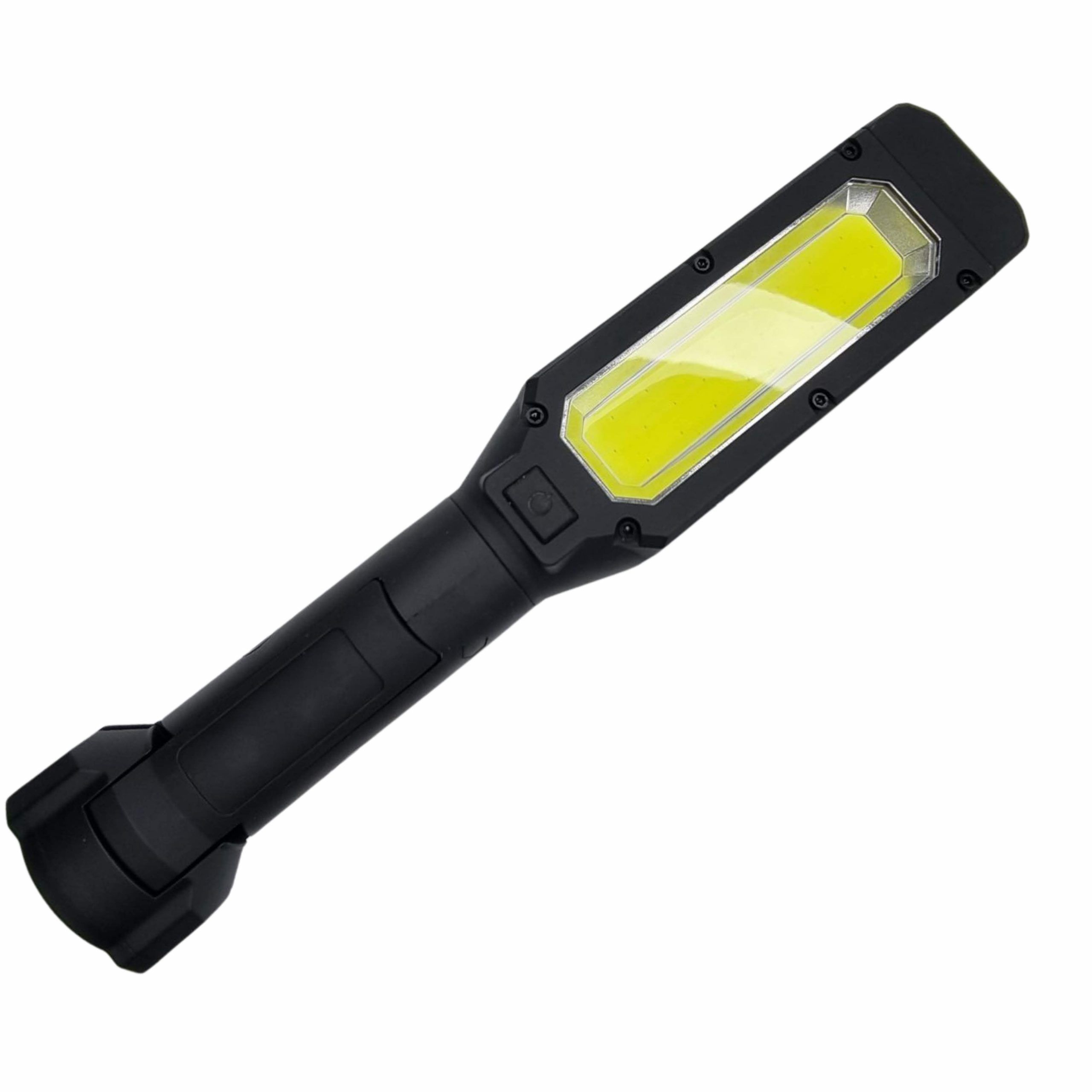 High Power Worklamp and torch with warning light (61590) - rechargeable  with adjustable stand and clamp - Rolson Tools
