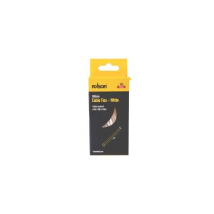 Cable Ties 100 x 2.5mm ( 60881 ) 100 pieces - White in reusable pack