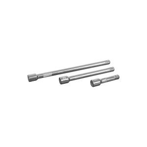 Extension Bars ¼" Drive (38656): 3 pieces 50mm, 100mm and 150mm